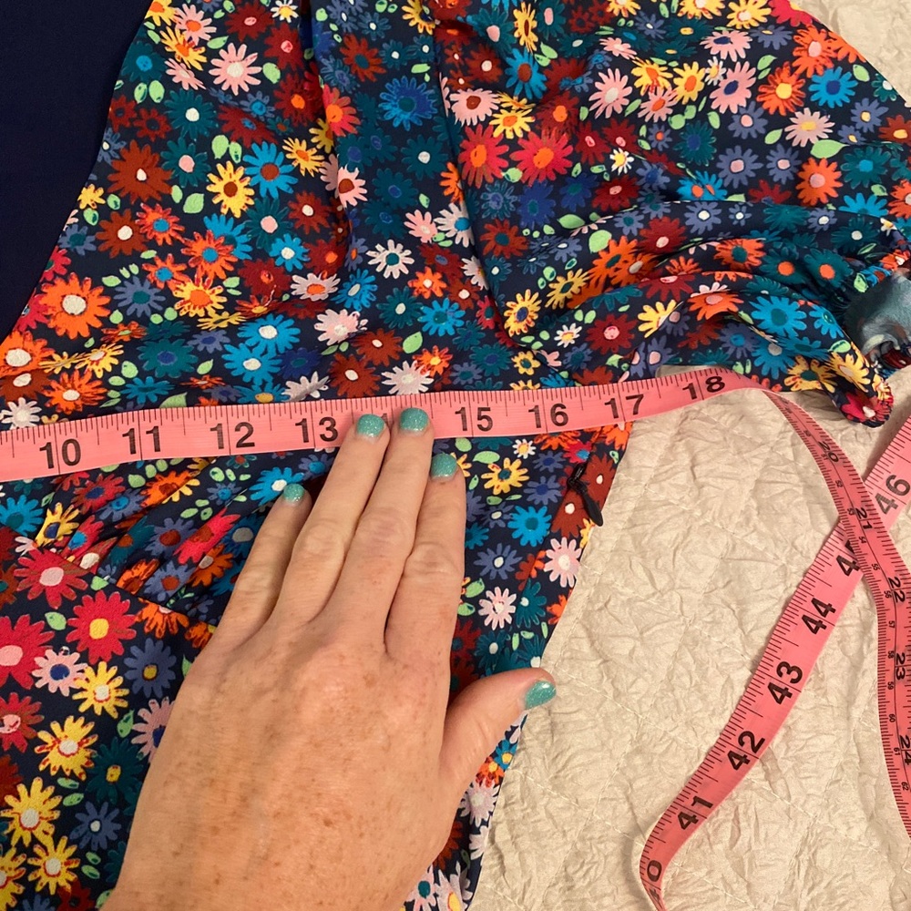 NWOT STAUD Mills Rainbow Flower Market mini dress - Picture 7 of 8